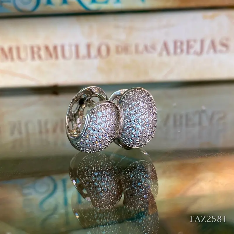 [EAZ2581-PL] Arete corto cierre huggie