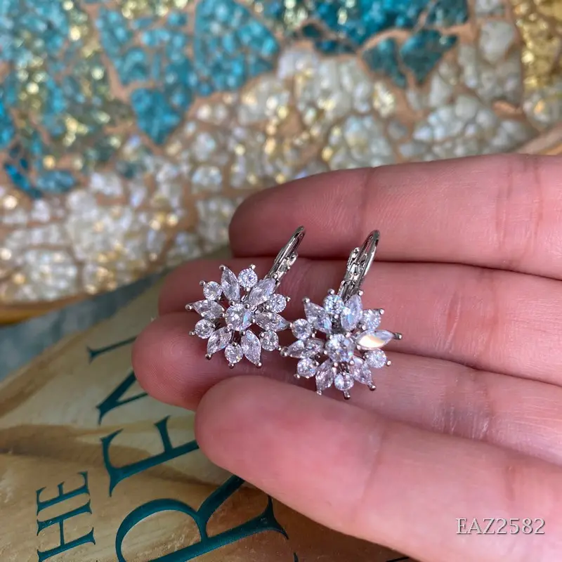 [EAZ2582-PL] Arete de flor