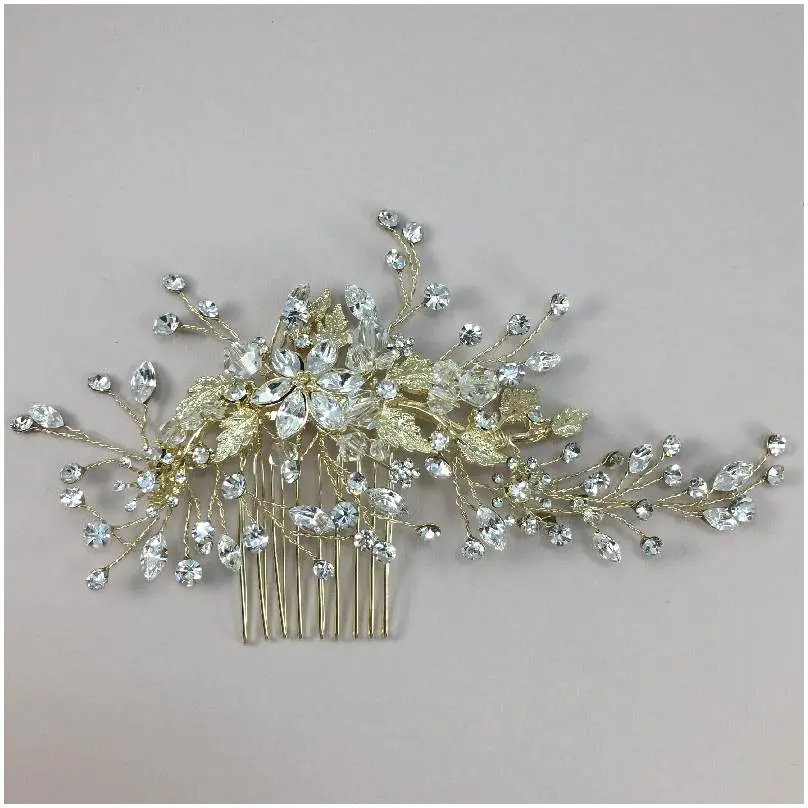 Peineta cristales premium