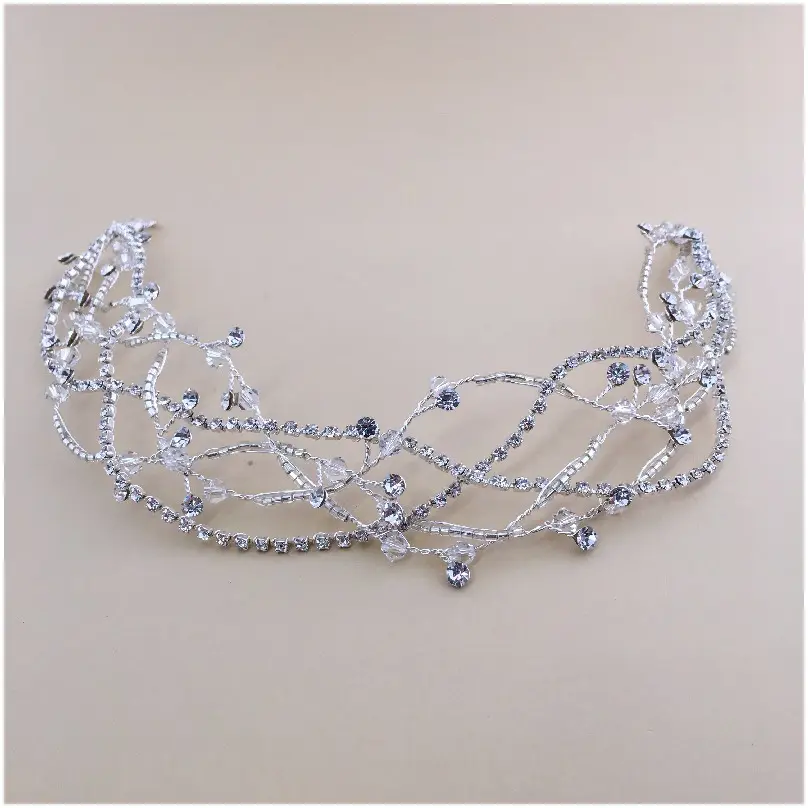Diadema flexible diamantes