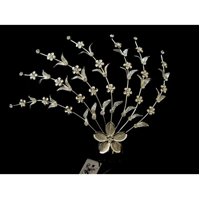 [HCJ3070] Peineta flor con destellos