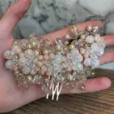 Peineta en tonos pastel