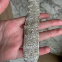 Cinto bordado a mano de canutillo
