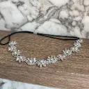 Bandita ondulada con cristales brillantes