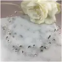 Tocado flexible con cristales ramificados 