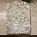 Bata de satín bordada "Sister of the Groom"