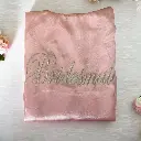 Bata de satín bordada "Bridesmaid"