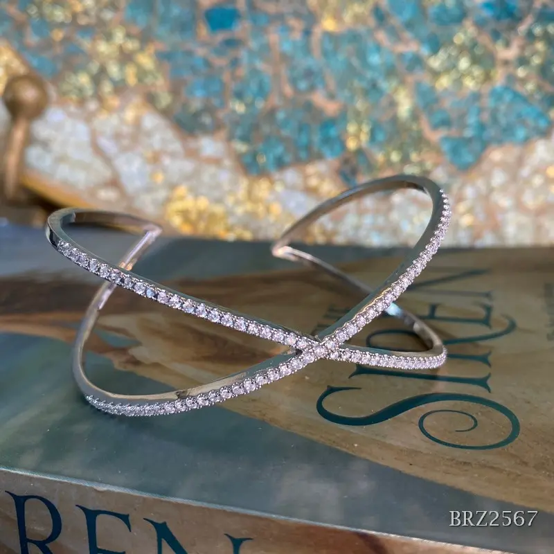 [BRZ2567-PL] Pulsera cruzada