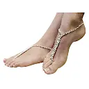 Brazalete / zapato para playa diamantes