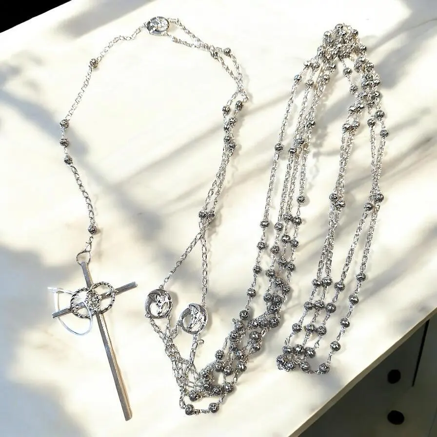 [LZN0141] Lazo de cuentas de rosas pequeñas