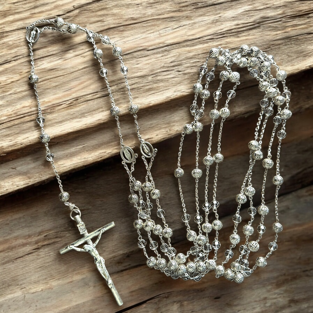 [LAZO-FILIGRANA] Lazo de filigrana plateada