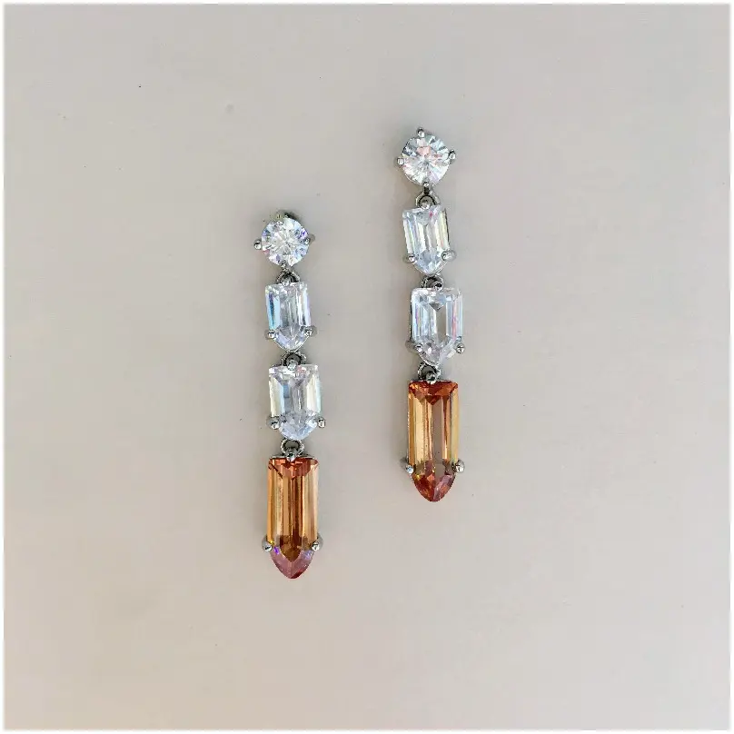 Arete alargado zirconia