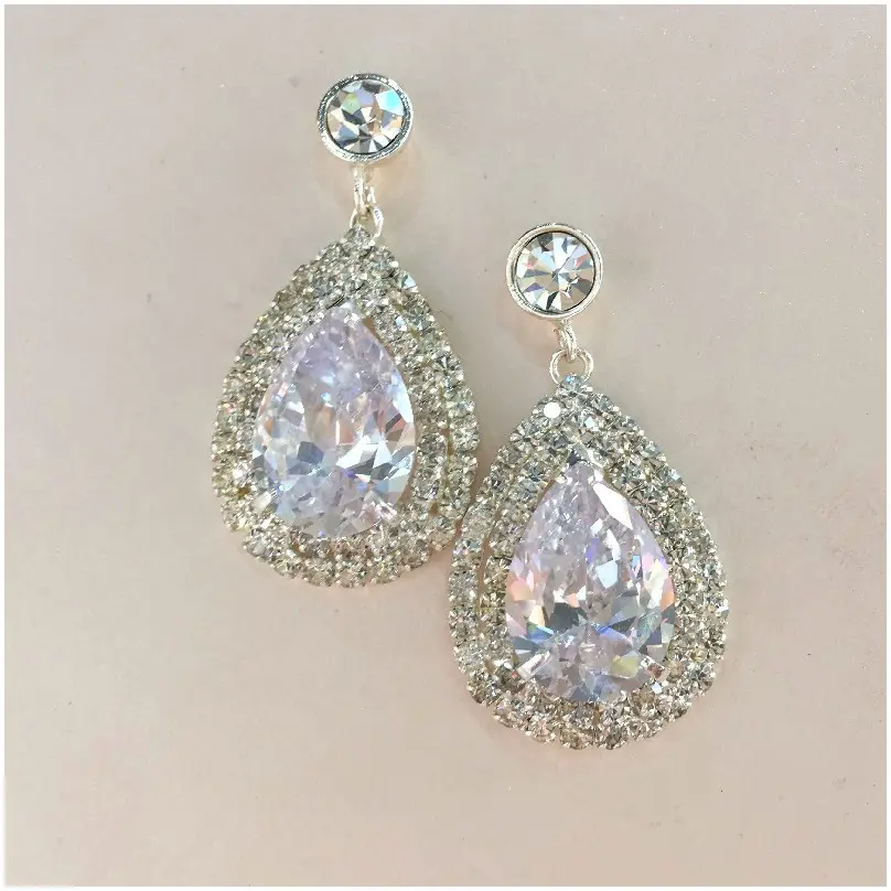 [EAZ1421-PL] Arete zirconia piedra cristal